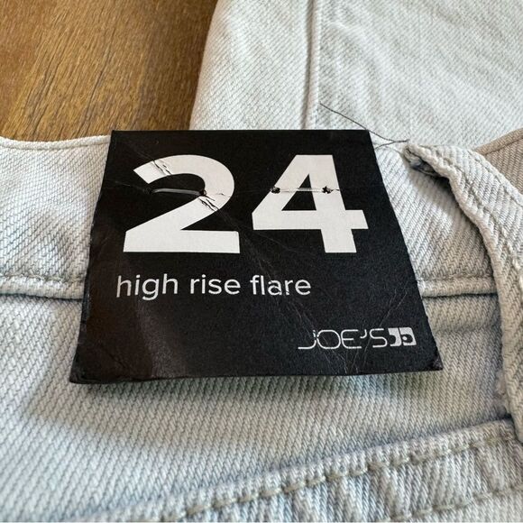 Joe's Jeans Size 24 Light Wash Caryl High-Rise Flare Not‎ Distressed - Picture 15 of 15